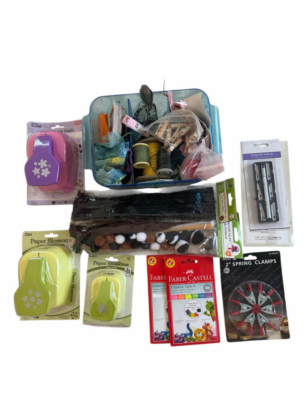 Photo 1 of ASSORTMENT OF CRAFTING SUPPLIES