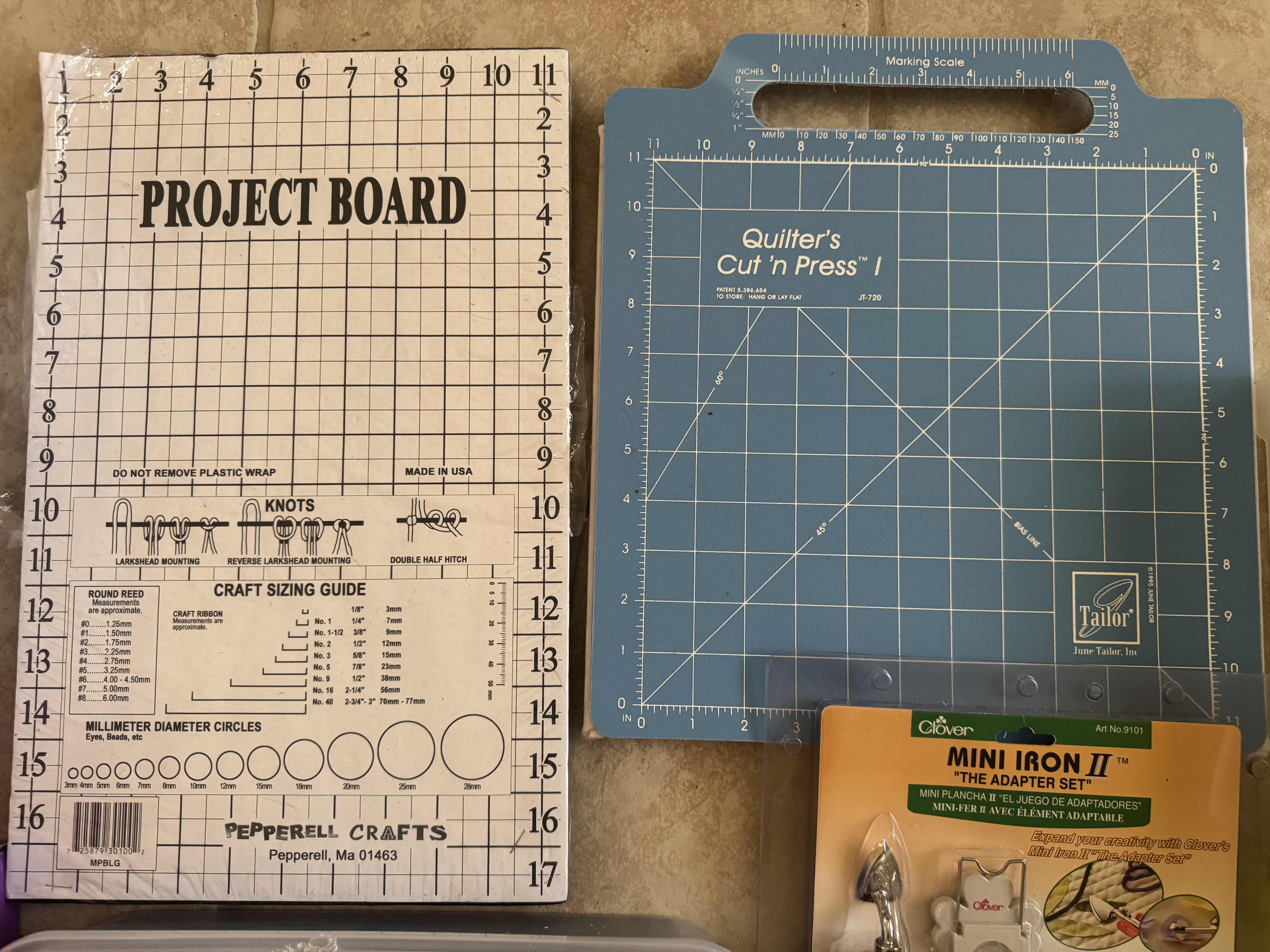 Photo 1 of ASSORTMENT OF CRAFTING SUPPLIES