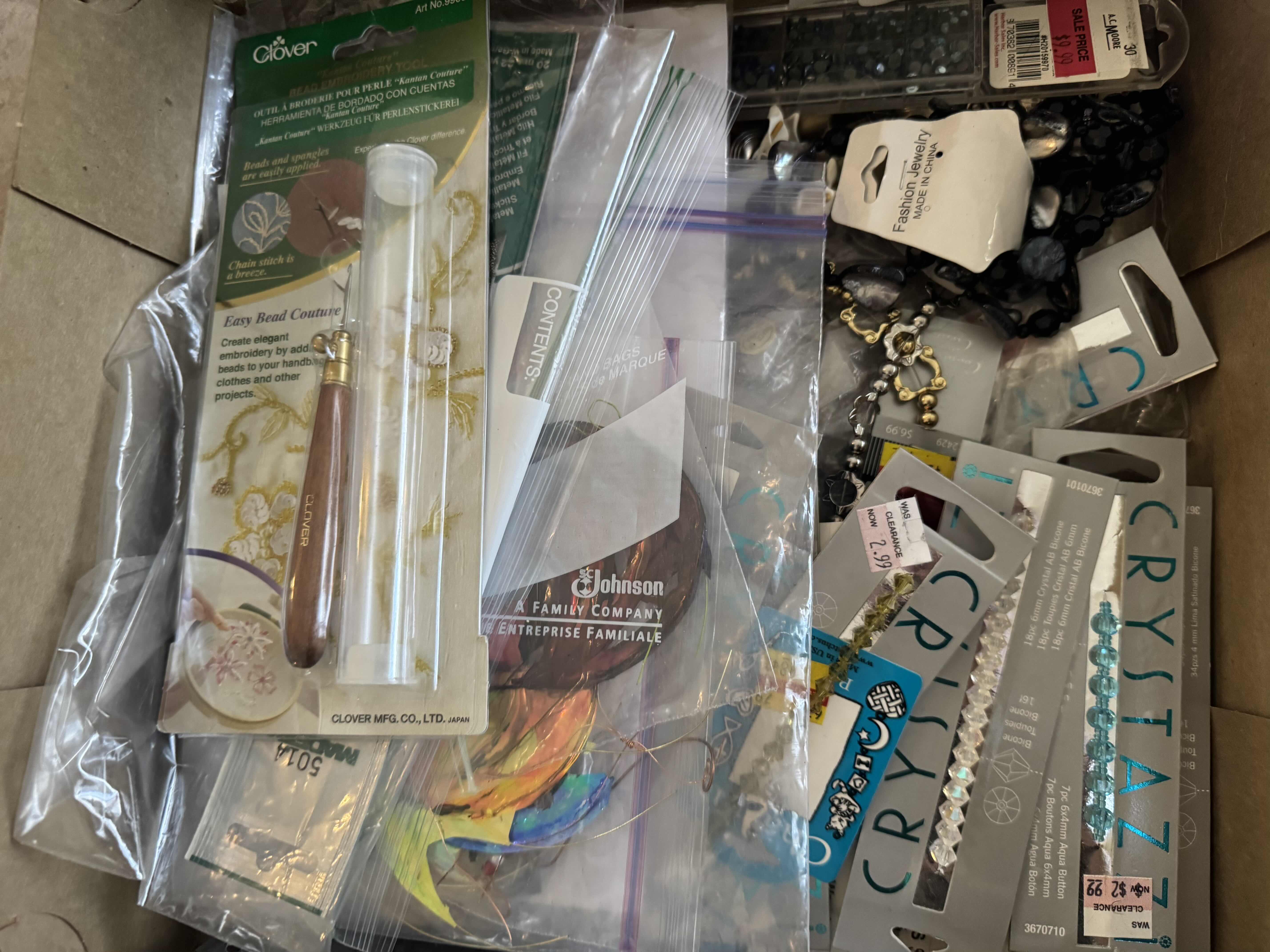 Photo 1 of ASSORTMENT OF CRAFTING SUPPLIES