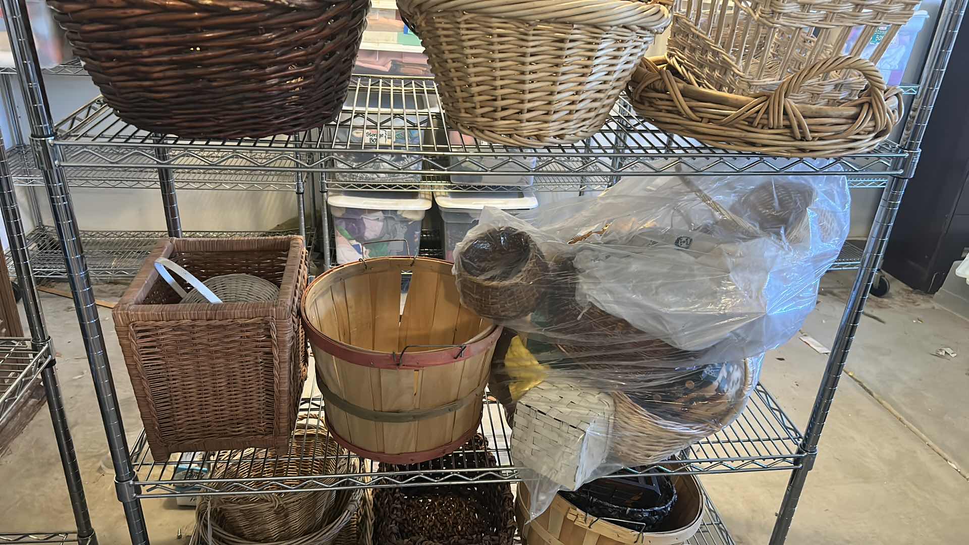 Photo 1 of ASSORTED BASKETS SHELF SOLD SEPARATELY