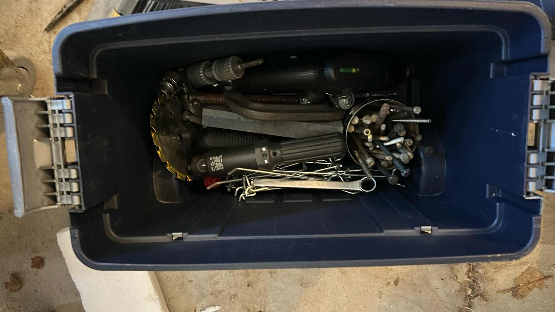 Photo 1 of ASSORTMENT OF TOOLS E TOOL BOX