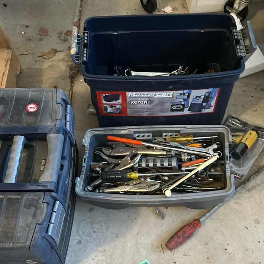 Photo 1 of ASSORTMENT OF TOOLS E TOOL BOX