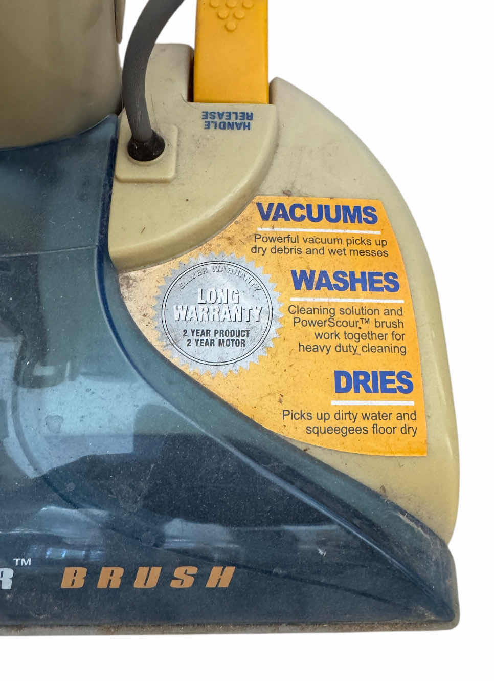Photo 1 of DIRT DEVIL FLOOR KEEPER, HEAVY DUTY HARD FLOOR CLEANER, VACUUMS, WASHED, DRIES

H44”