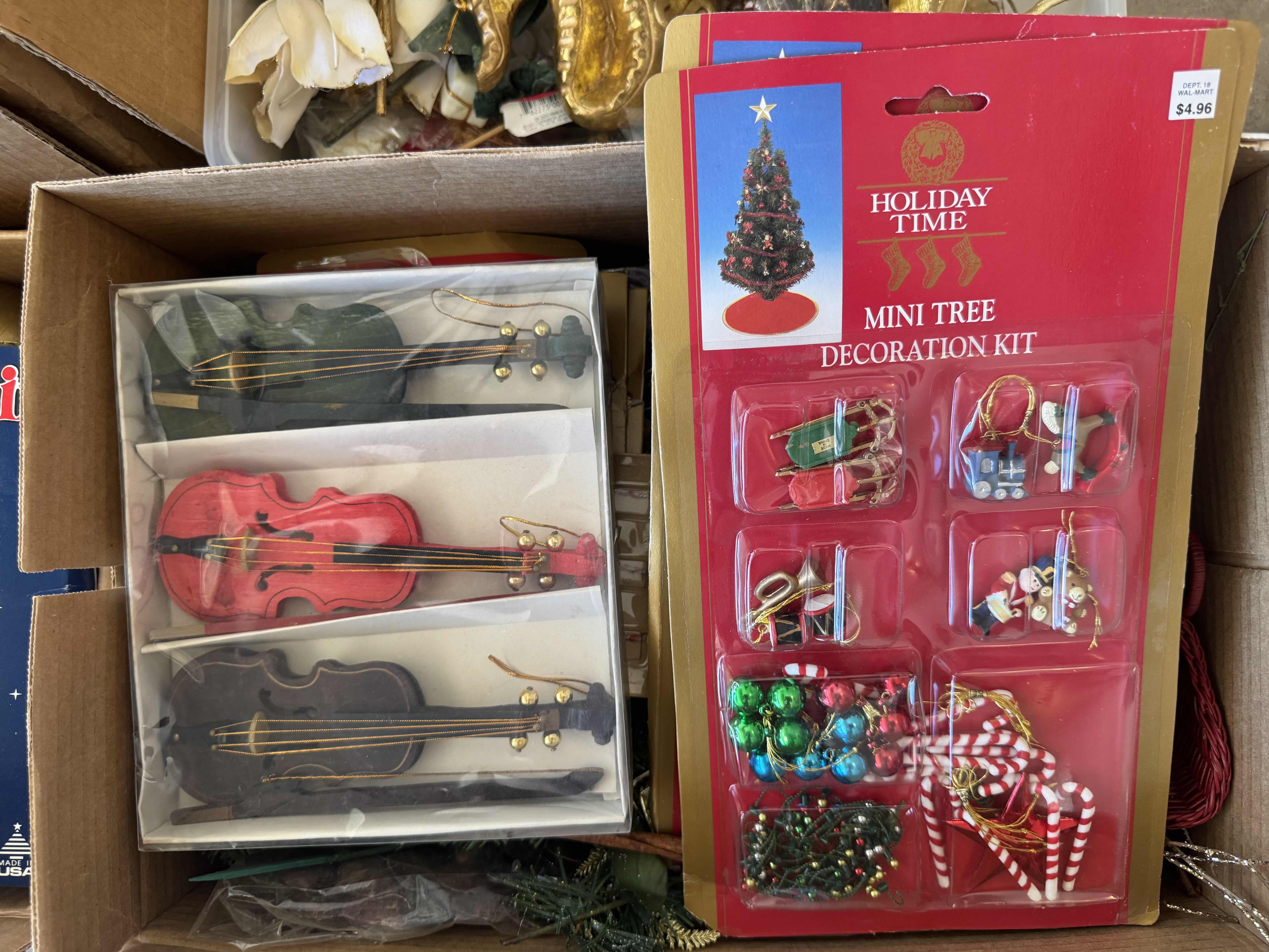 Photo 1 of ASSORTMENT OF CHRISTMAS DECORATIONS