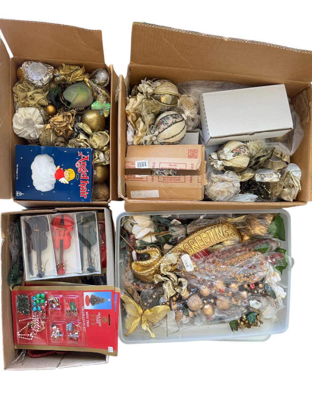 Photo 1 of ASSORTMENT OF CHRISTMAS DECORATIONS