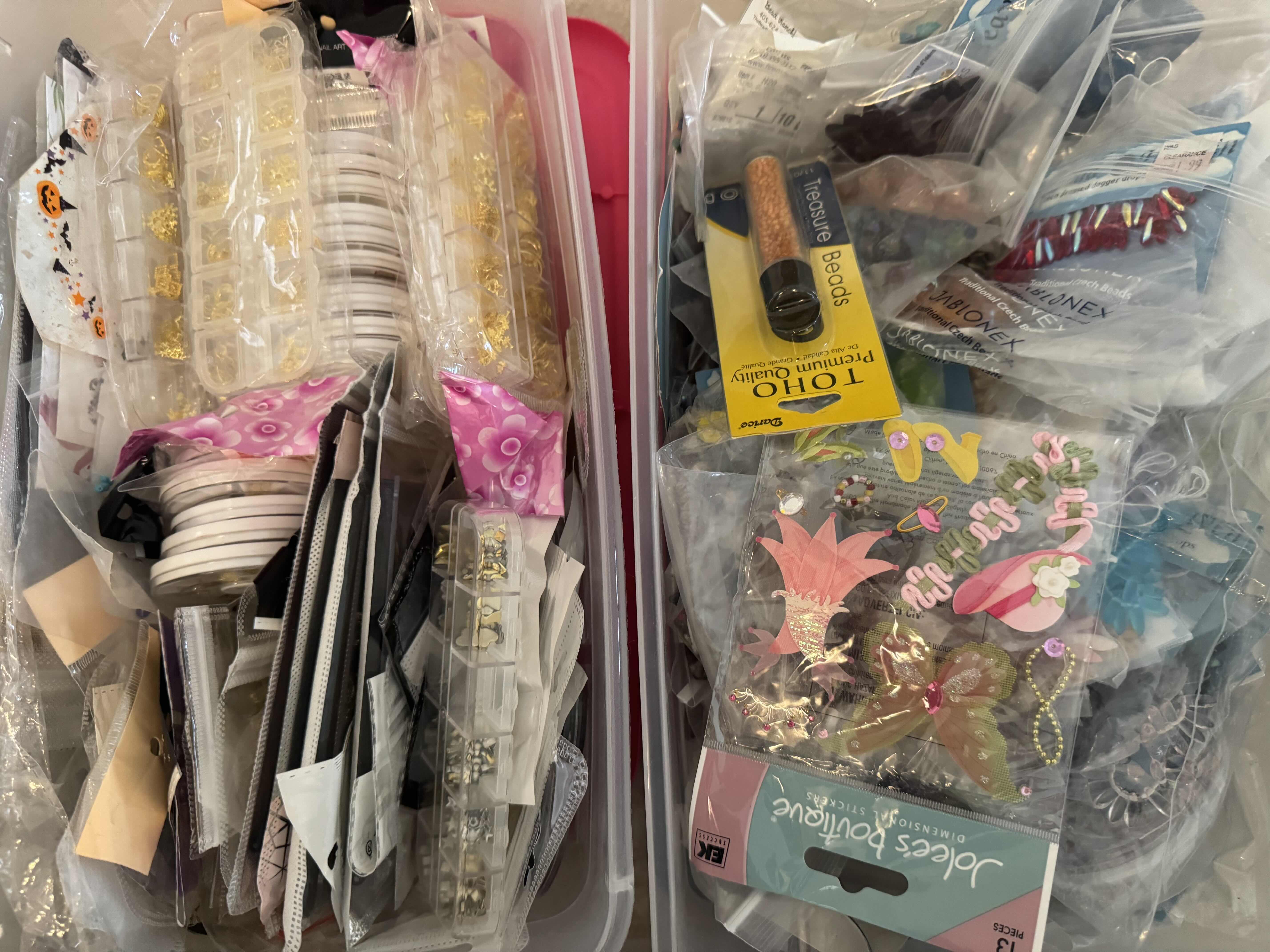 Photo 1 of ASSORTMENT OF CRAFTING SUPPLIES