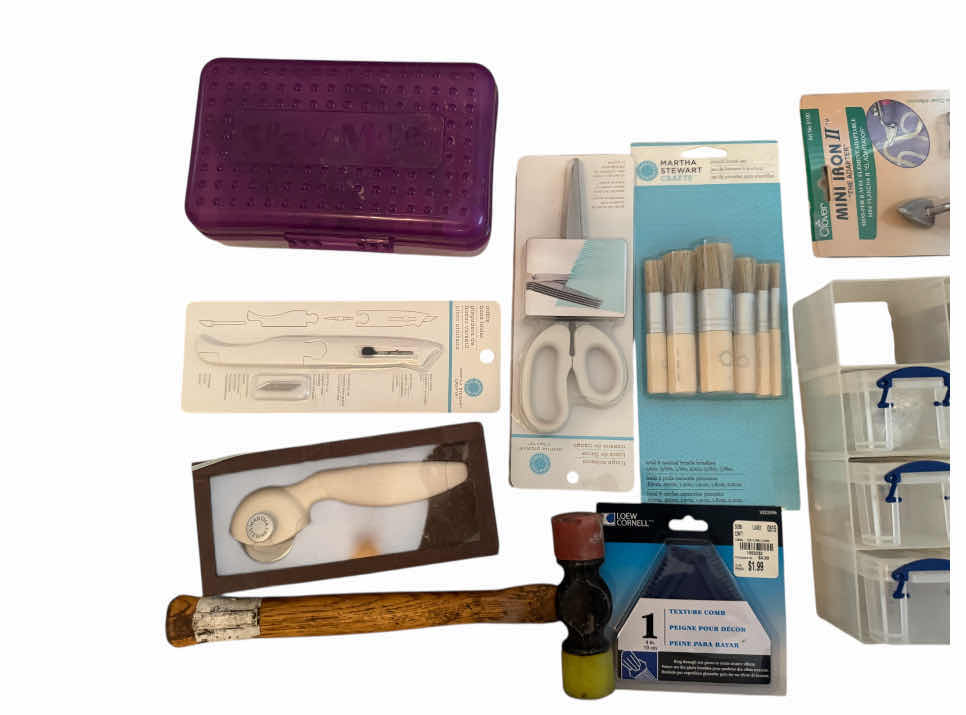 Photo 1 of ASSORTMENT OF CRAFTING SUPPLIES