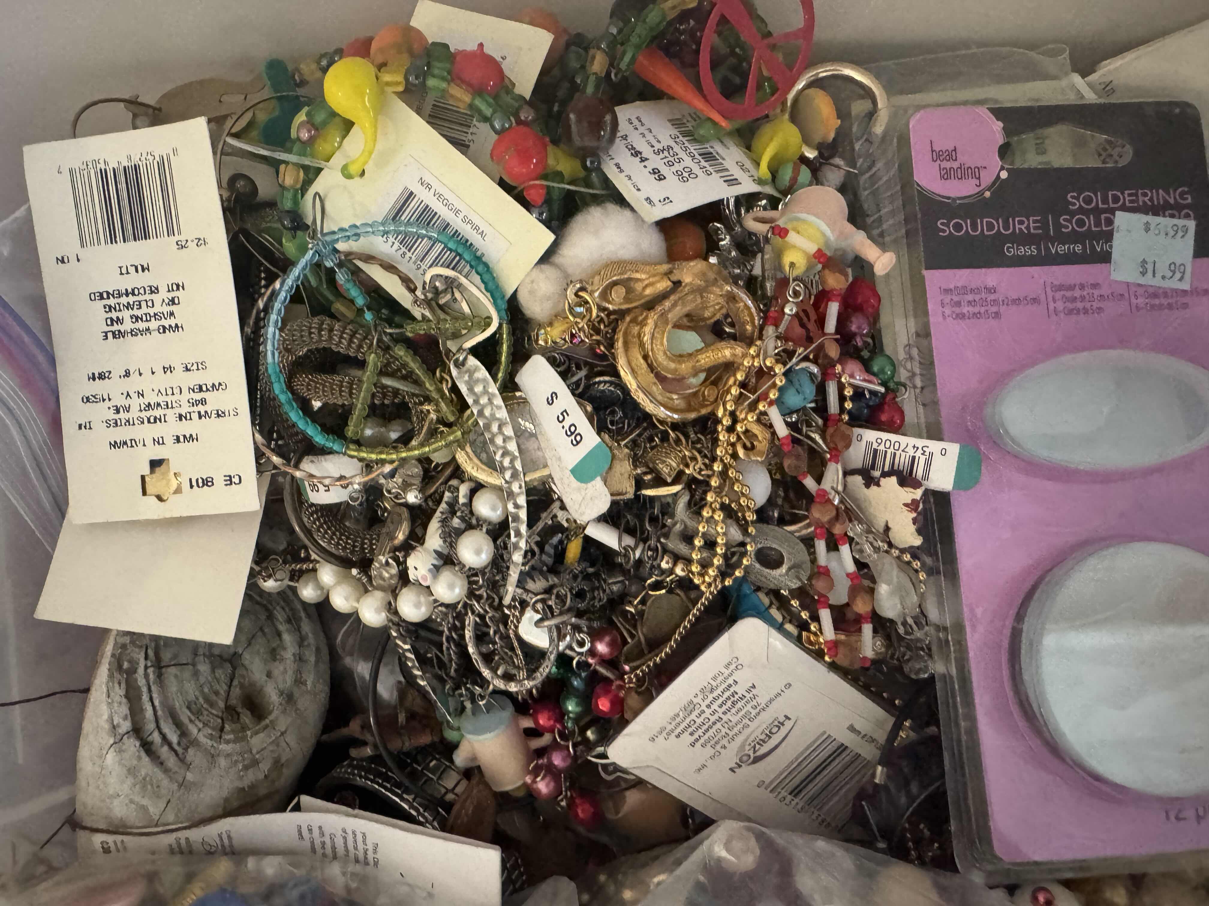 Photo 1 of ASSORTMENT OF CRAFTING SUPPLIES