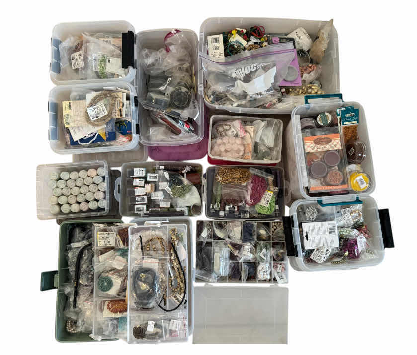 Photo 1 of ASSORTMENT OF CRAFTING SUPPLIES