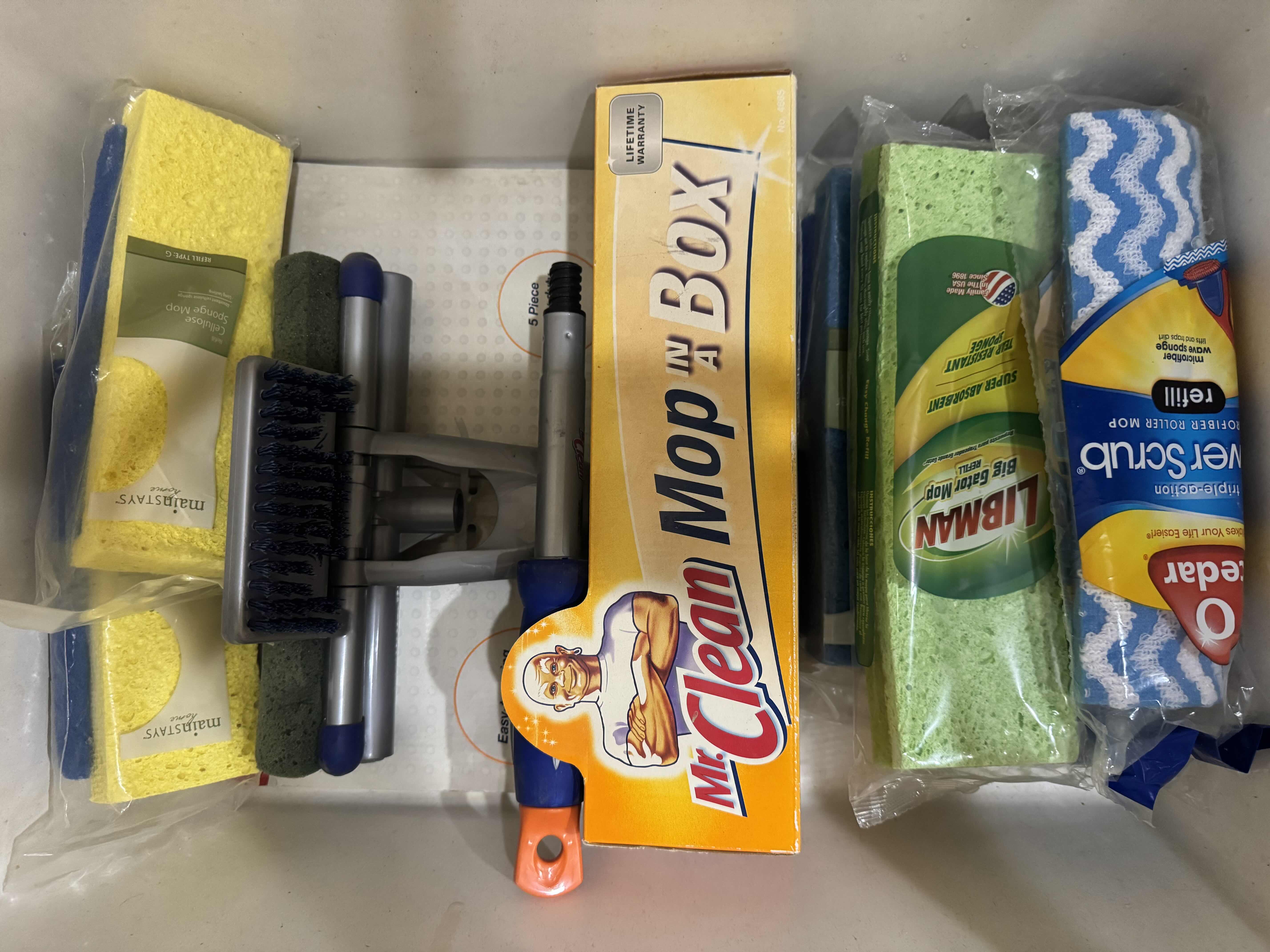 Photo 1 of ASSORTMENT OF CLEANING SUPPLIES