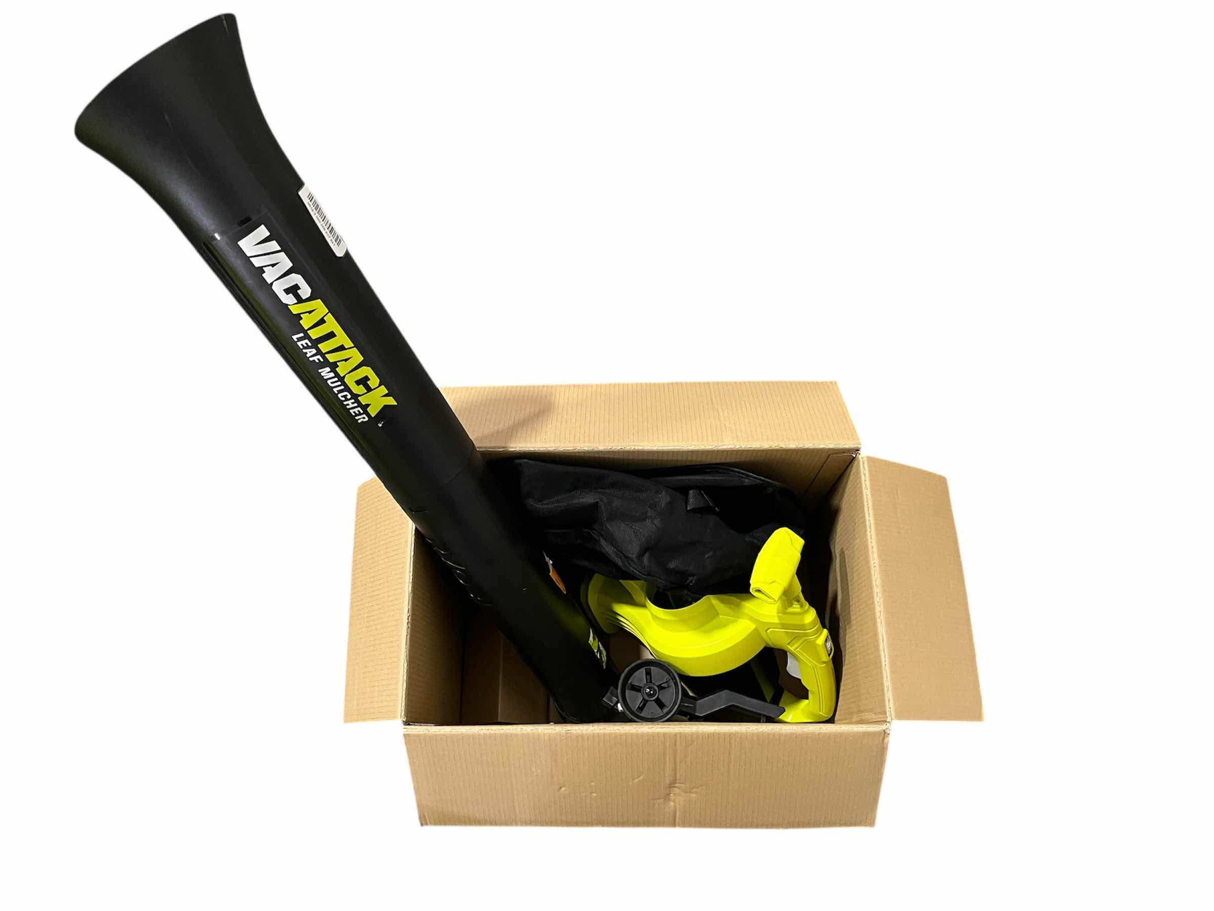 Photo 1 of RYOBI 40V ELECTRIC CORDLESS VAC ATTACK LEAF VACUUM (TOOL ONLY)