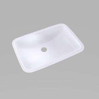 Photo 1 of TOTO CEFIONTECT COTTON WHITE FINISH 19” UNDER-MOUNT BATHROOM SINK LT542G#01