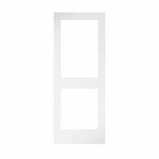 Photo 1 of NEW EIGHT DOORS WHITE FINISH 2-LITE CORE GLASS DOOR SLAB 30” X 80”