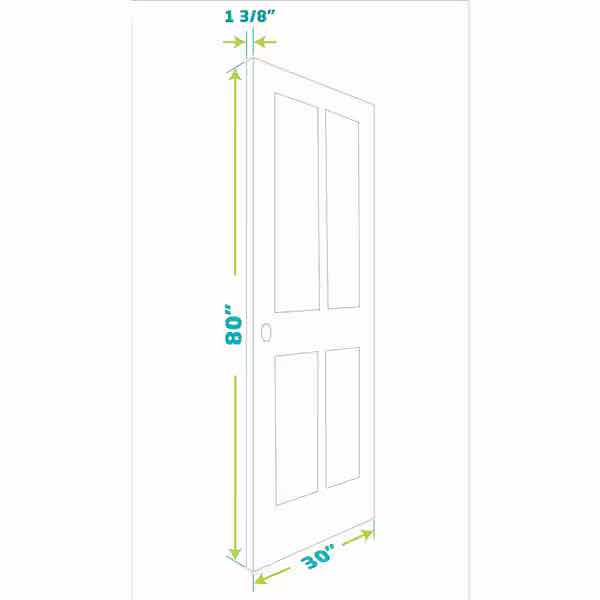 Photo 1 of NEW EIGHT DOORS WHITE FINISH 2-LITE CORE GLASS DOOR SLAB 30” X 80”