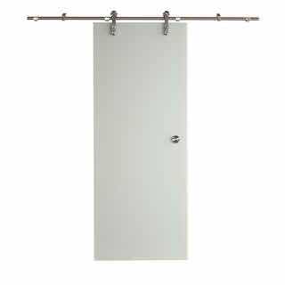 Photo 1 of PINE CRAFT ICE GLASS SLIDING BARN DOOR 38” X 81” 1002075362