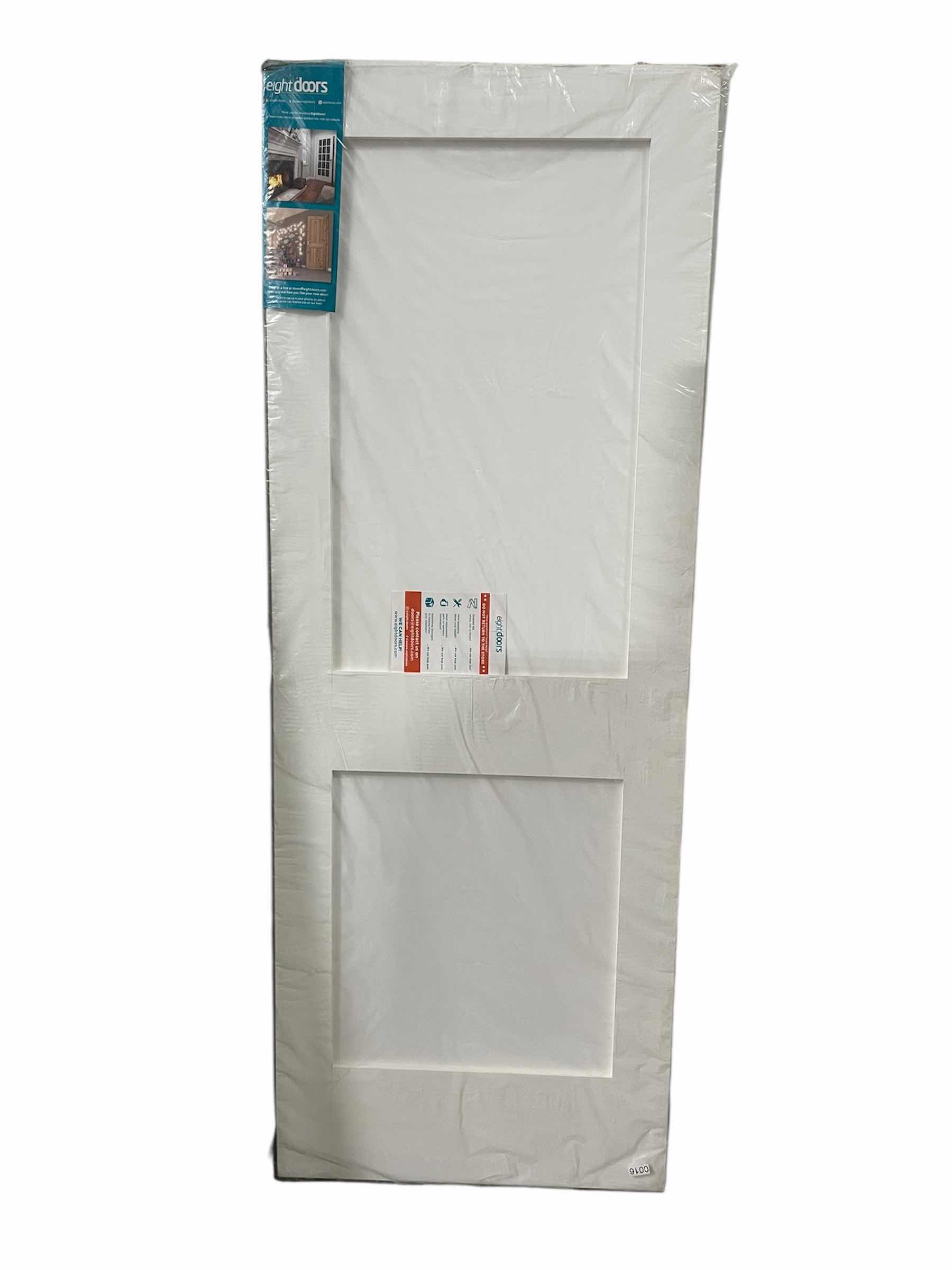Photo 1 of NEW EIGHT DOORS WHITE FINISH 2-PANEL SOLID CORE INTERIOR DOOR SLAB 32” X 80”