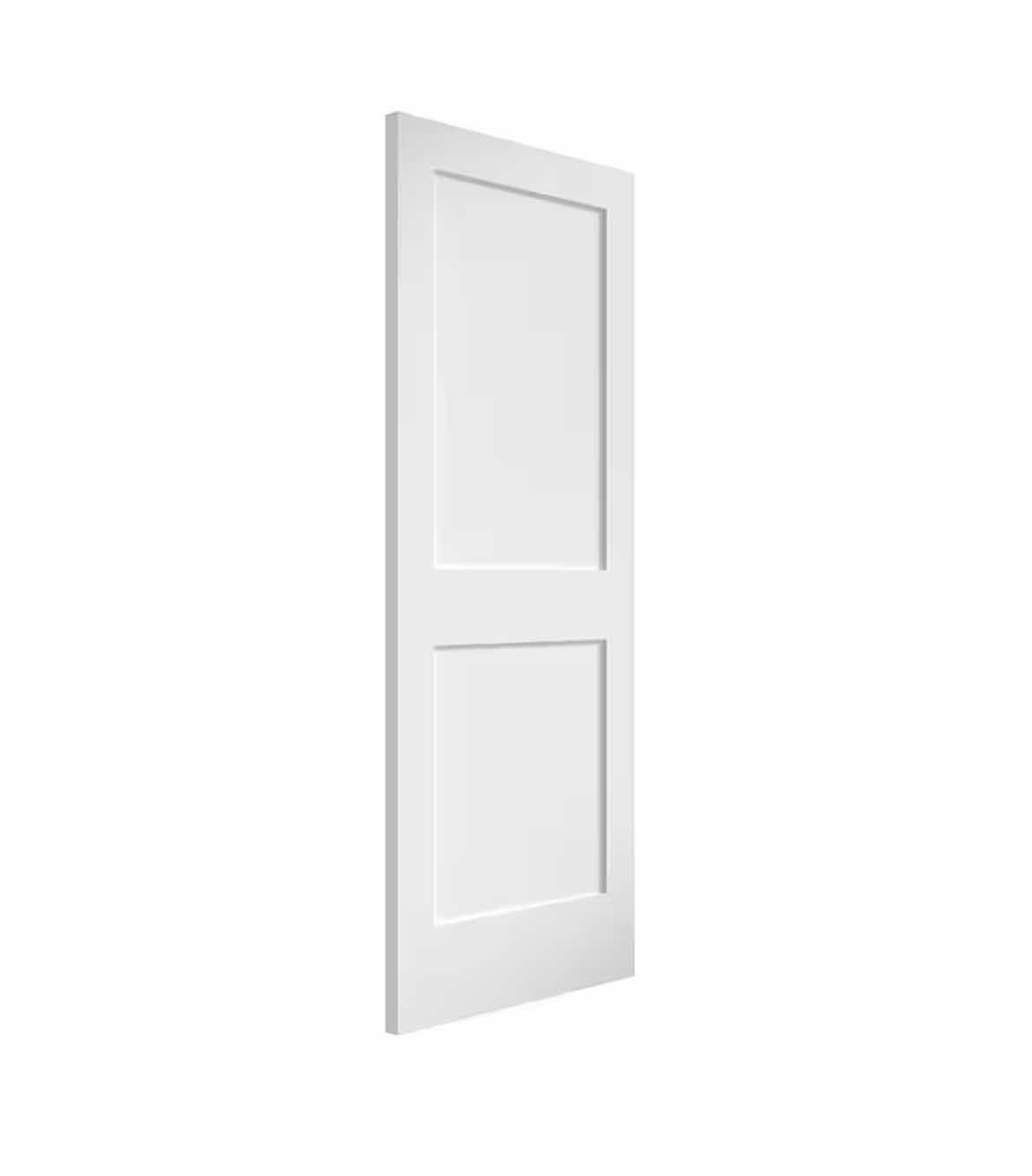 Photo 1 of NEW EIGHT DOORS WHITE FINISH 2-PANEL SOLID CORE INTERIOR DOOR SLAB 32” X 80”