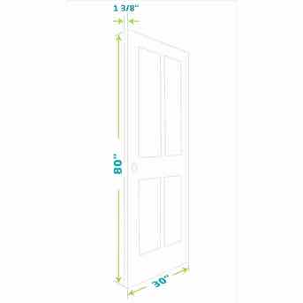 Photo 1 of NEW EIGHT DOORS WHITE FINISH 1-PANEL SOLID CORE INTERIOR DOOR SLAB 30” X 80”