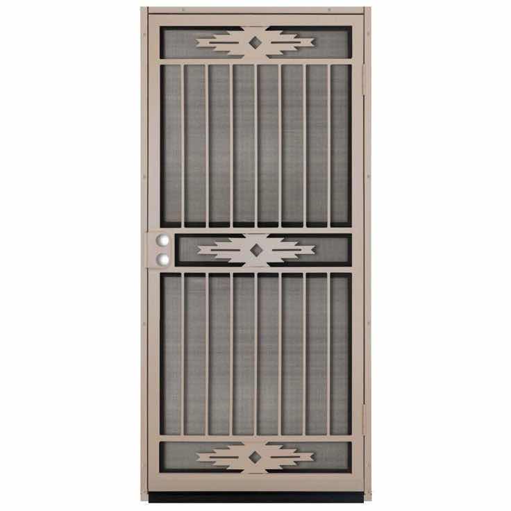 Photo 1 of NEW UNIQUE HOME DESIGNS TAN GUARDIAN PREMIUM STEEL SECURITY DOOR 36” X 80” (NO SCREEN)