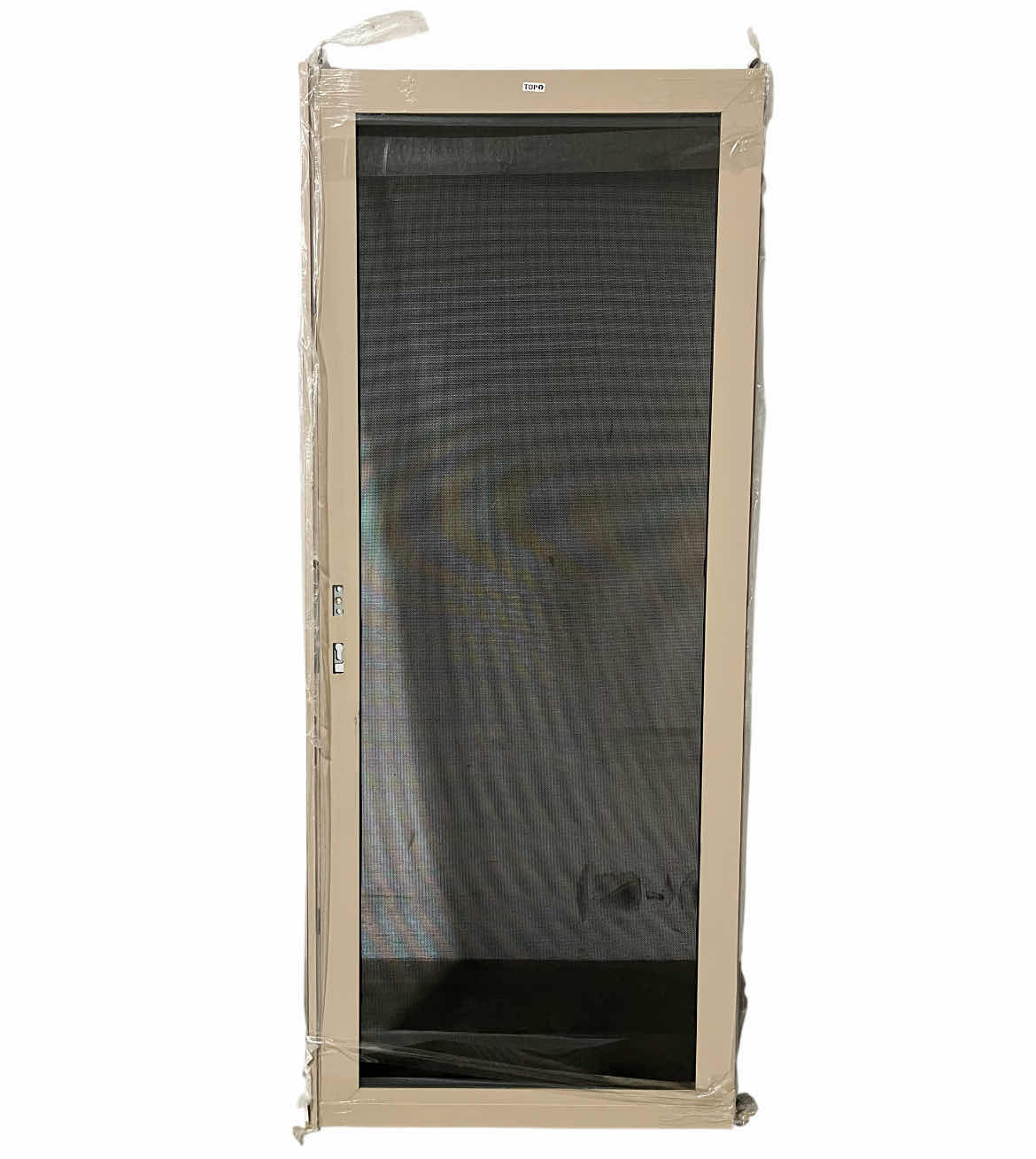 Photo 1 of MESHTEC TAN FINISH BLACK METAL MESH PREMIUM SECURITY SCREEN DOOR 32” X 0.80” H80”