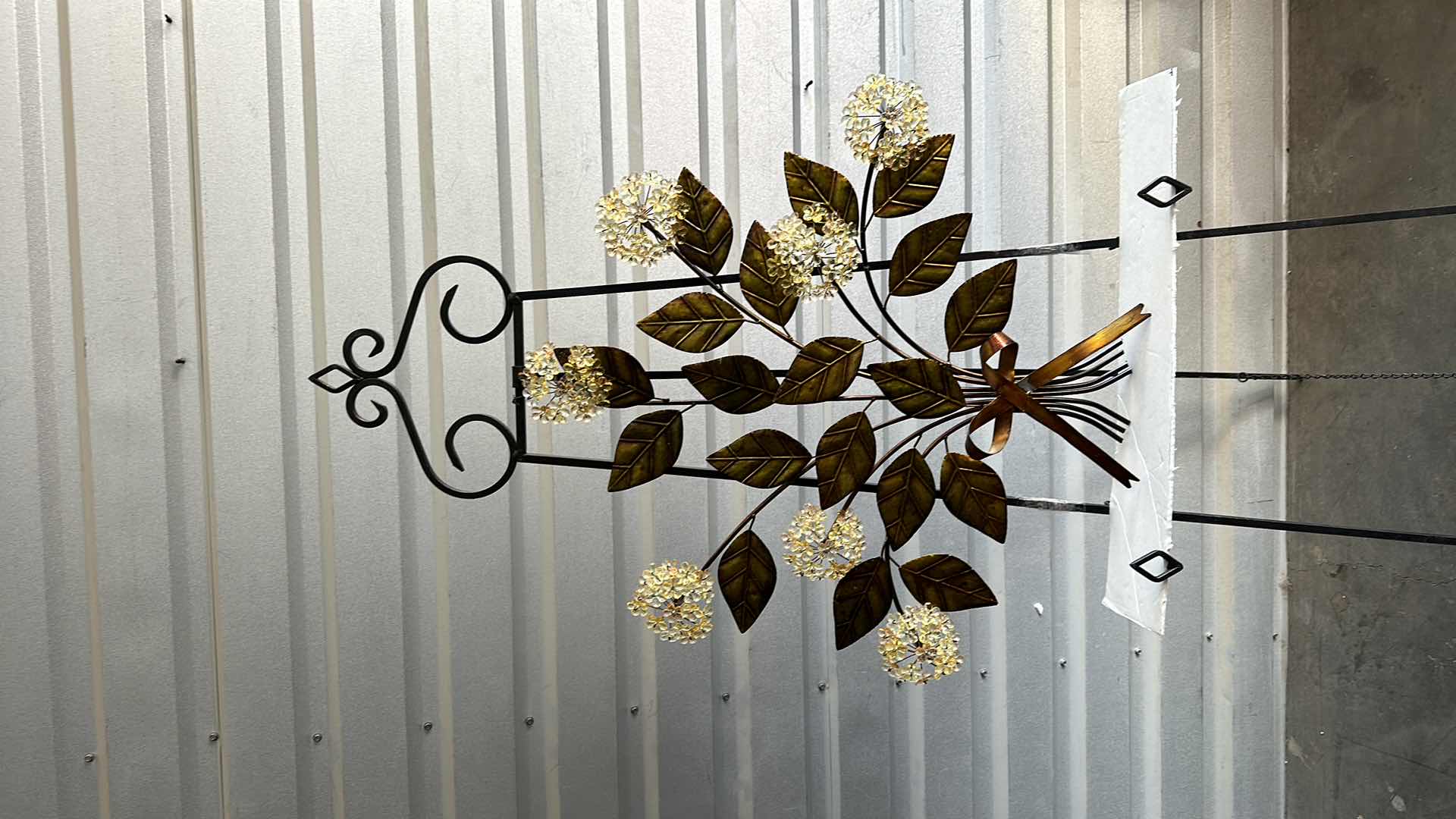 Photo 2 of HOME DECOR WALL ART WROUGHT IRON TWO PIECES