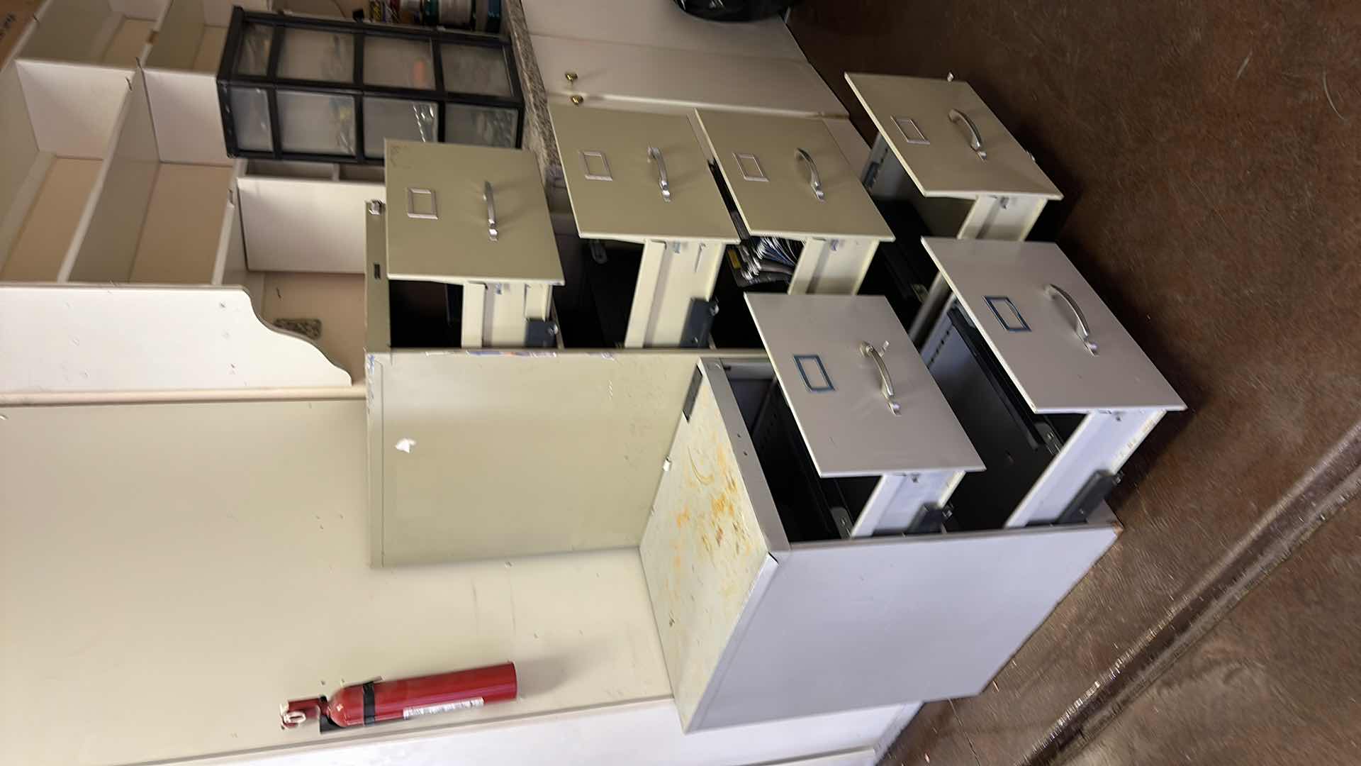 Photo 2 of 2-METAL FILE CABINETS (NO KEYS)