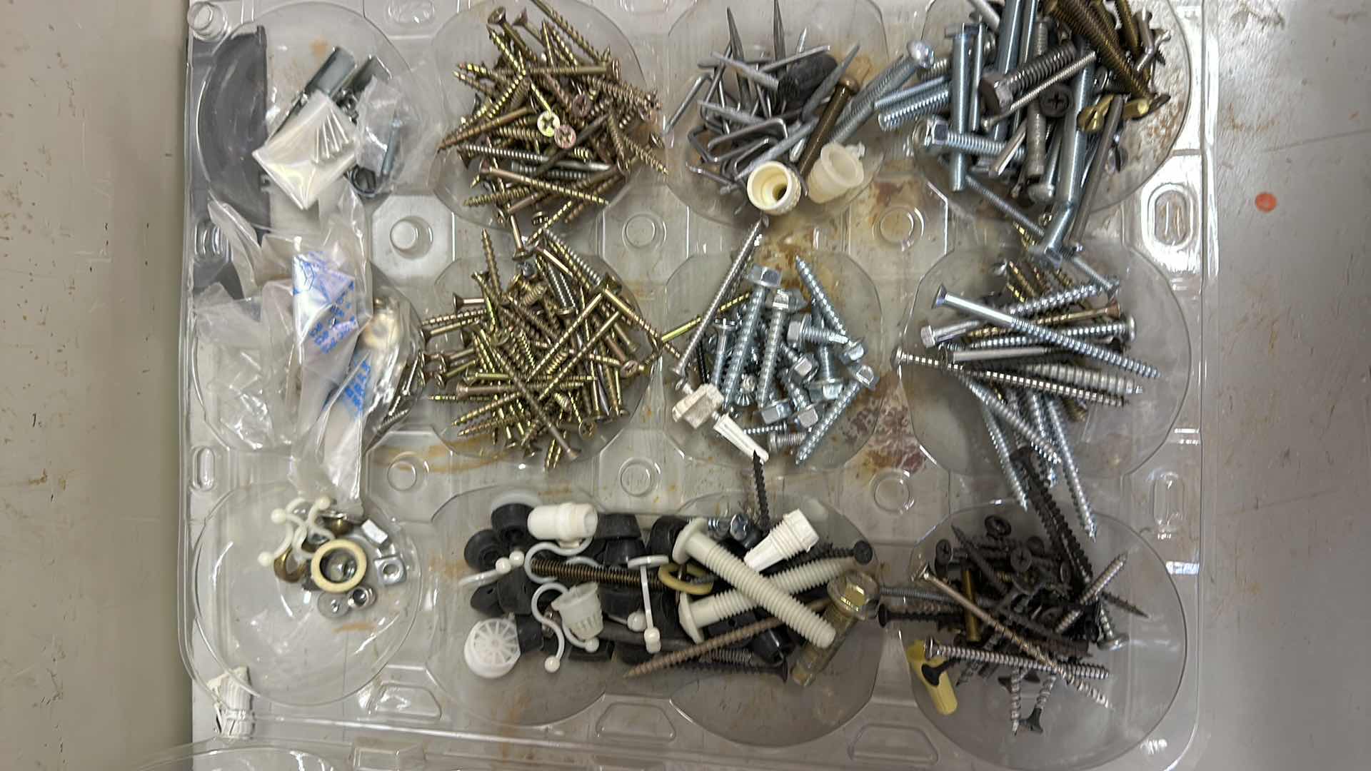 Photo 3 of 4-BOXES OF SCREWS ,NUTS,NAILS,