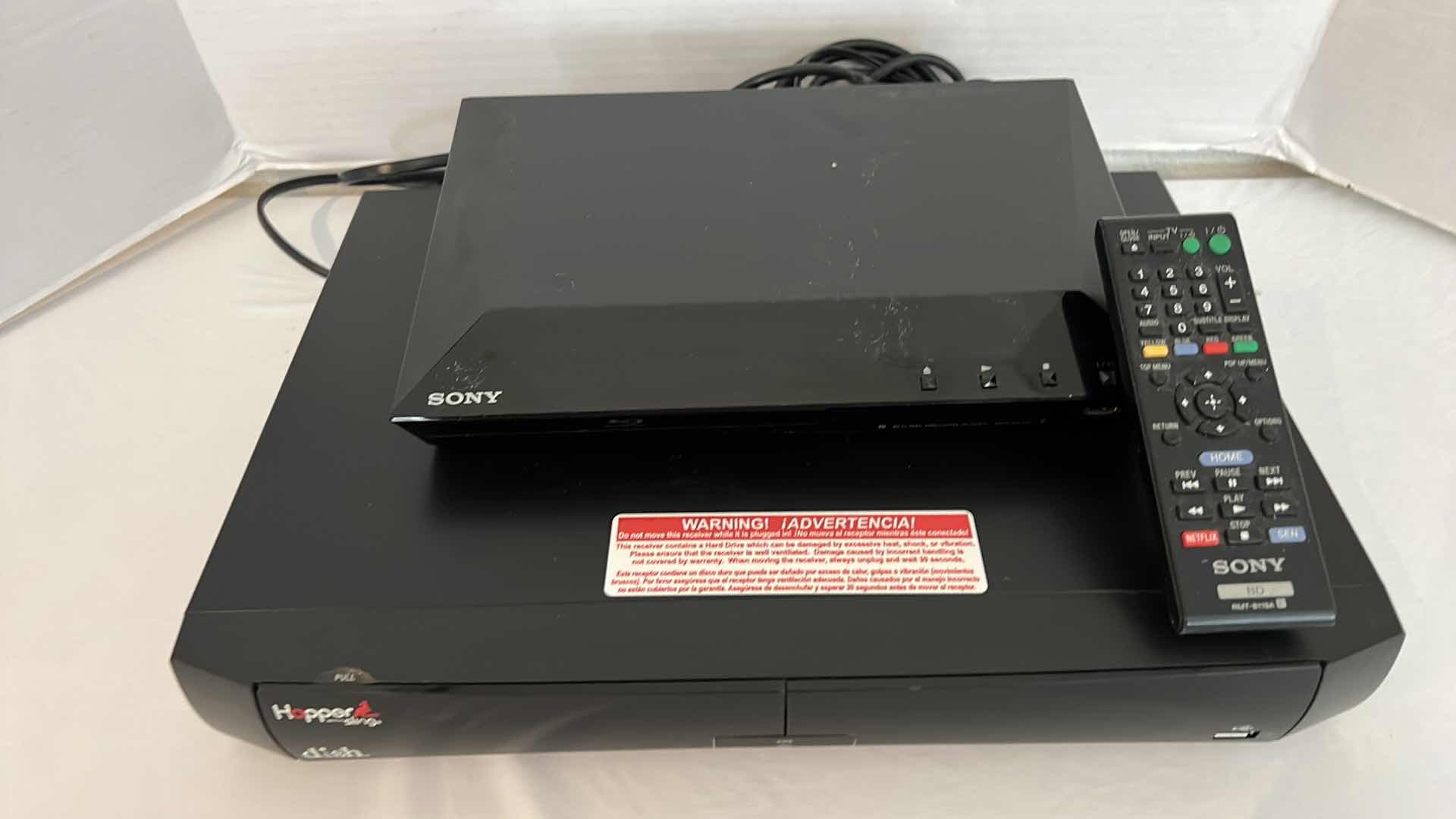 Photo 2 of DISH HOPPER W SLING, SONY BLU-RAY SYSTEM W REMOTE