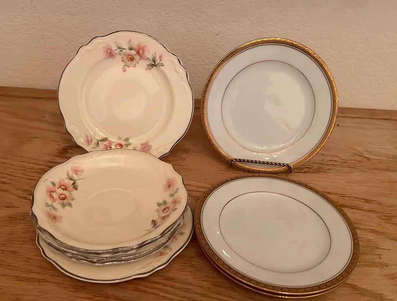 Photo 4 of 9-VINTAGE HOMER LAUGHLIN & NORITAKE SMALL PORCELAIN CHINA PLATES