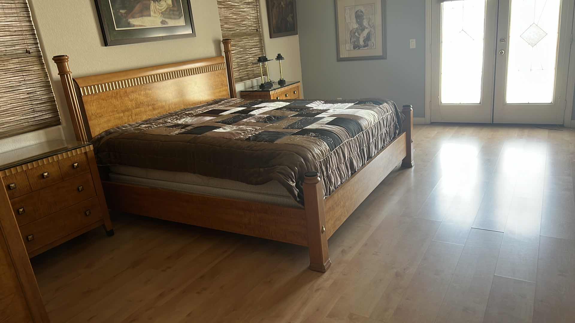 Photo 4 of BAMBOO & RATTAN KING BED FRAME (MATTRESS NOT INCLUDED)