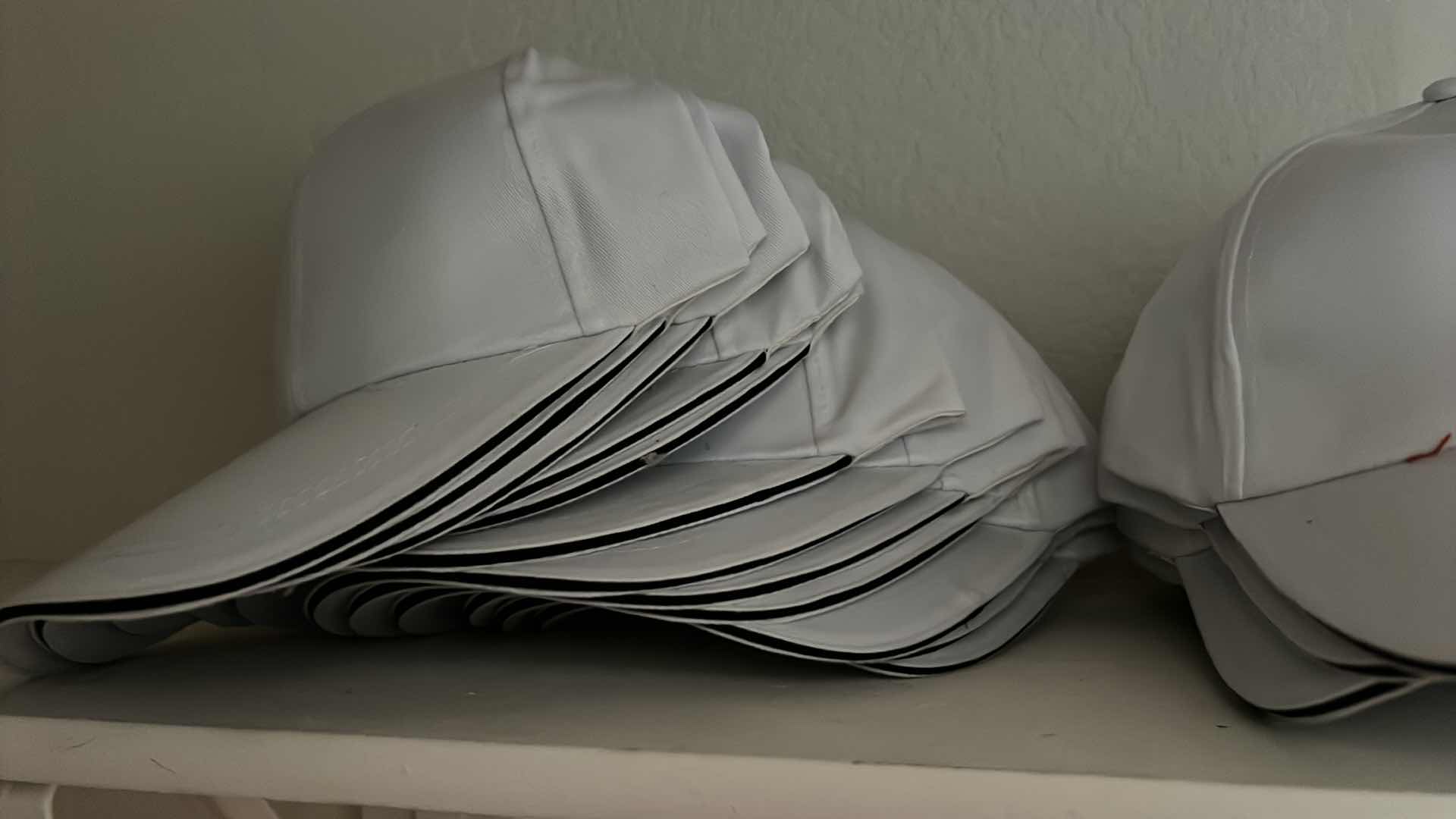 Photo 2 of BRAND NEW WHITE BASEBALL CAPS