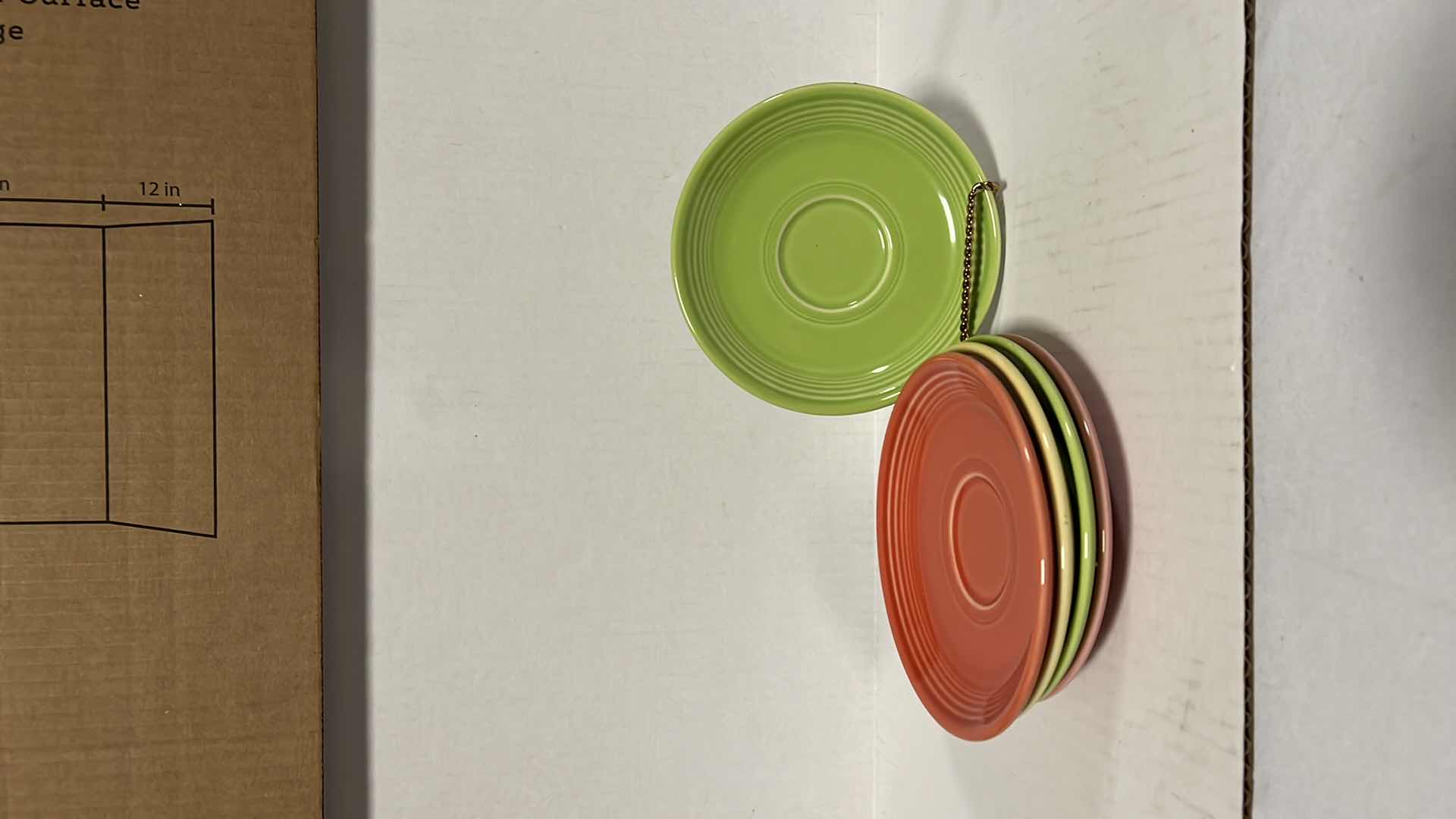 Photo 1 of 5-HLC FIESTAWARE SIDE PLATE SAUCERS. ASSORTED COLORS. 5.8"