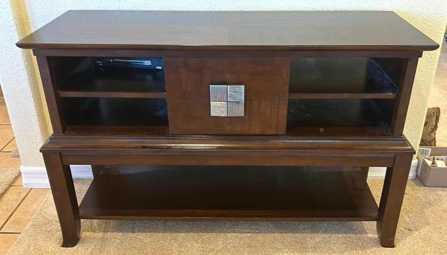 Photo 1 of WALNUT CONSOLE TABLE 50 X 18 H 32