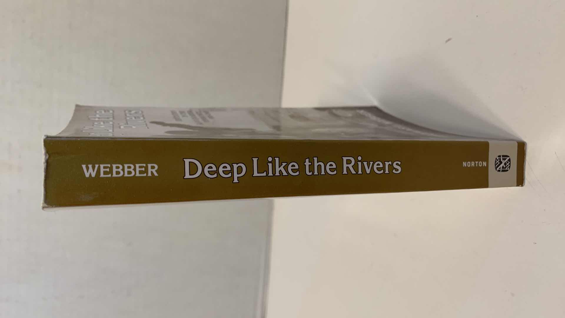 Photo 2 of DEEP LIKE THE RIVERS BY THOMASVL. WEBBER PAPERBACK BOOK