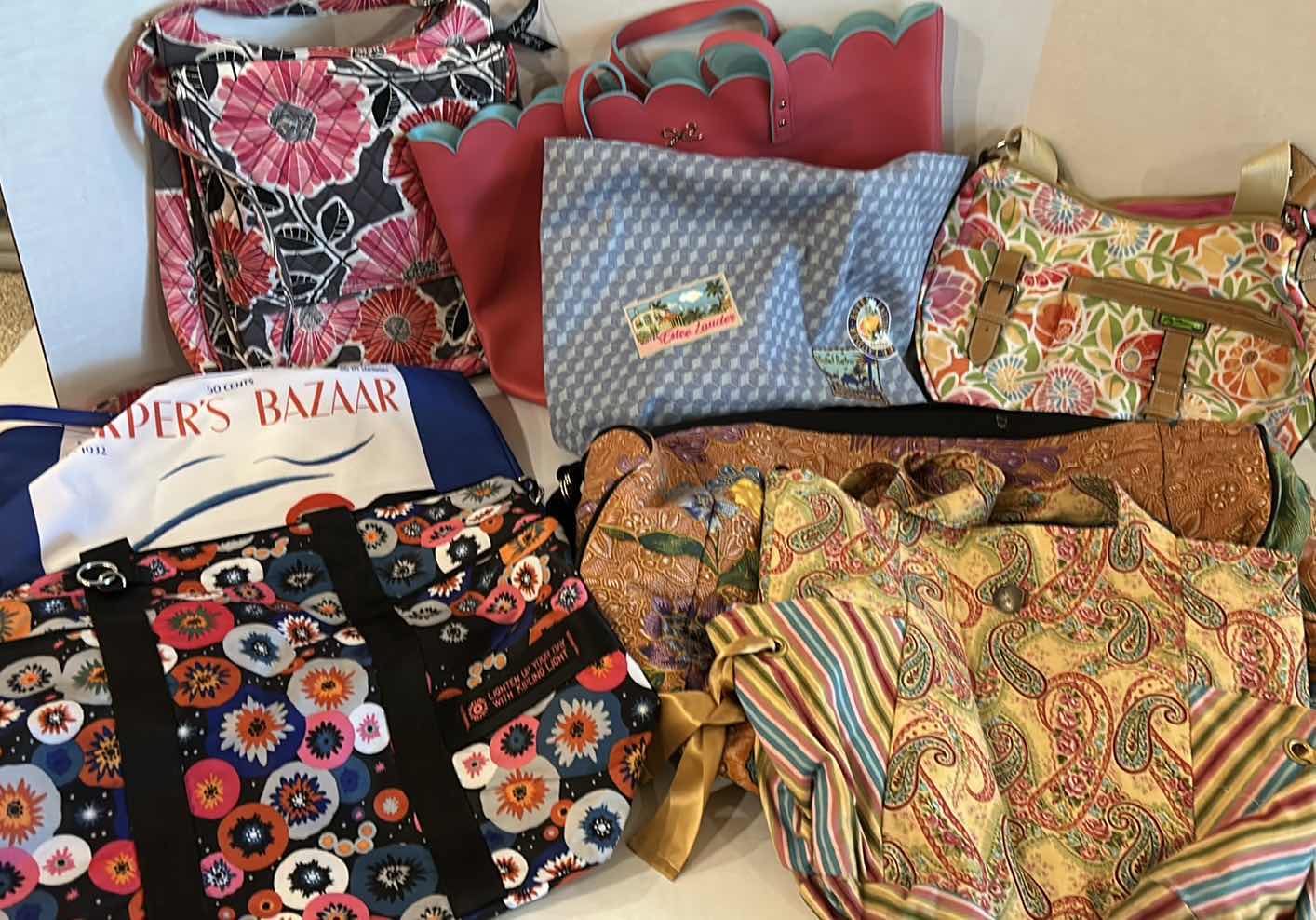 Photo 1 of 8-SHOULDER/CARRY ON BAGS (ESTE LAUDER, LILY BLOOM, VERA BRADLEY, & MORE)