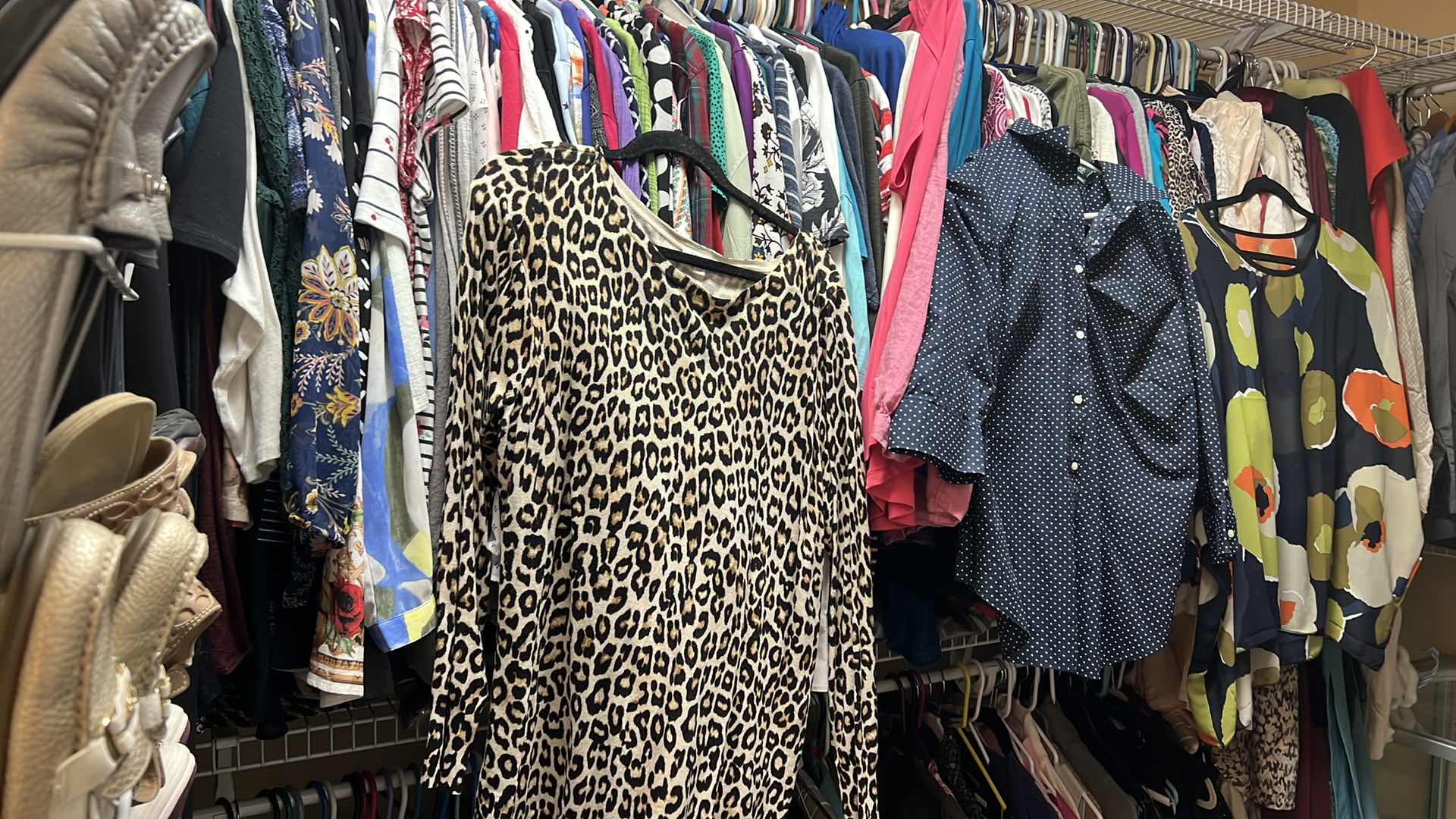 Photo 6 of CONTENTS OF PRIMARY CLOSET RACK-WOMEN'S CLOTHES (APPROX SIZE XL-2x)