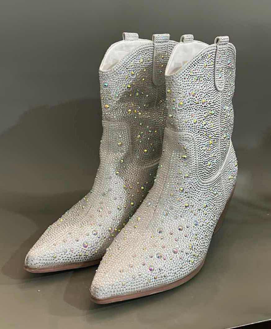 Photo 1 of BLING RHINESTONE COWGIRL BOOTS SIZE 10