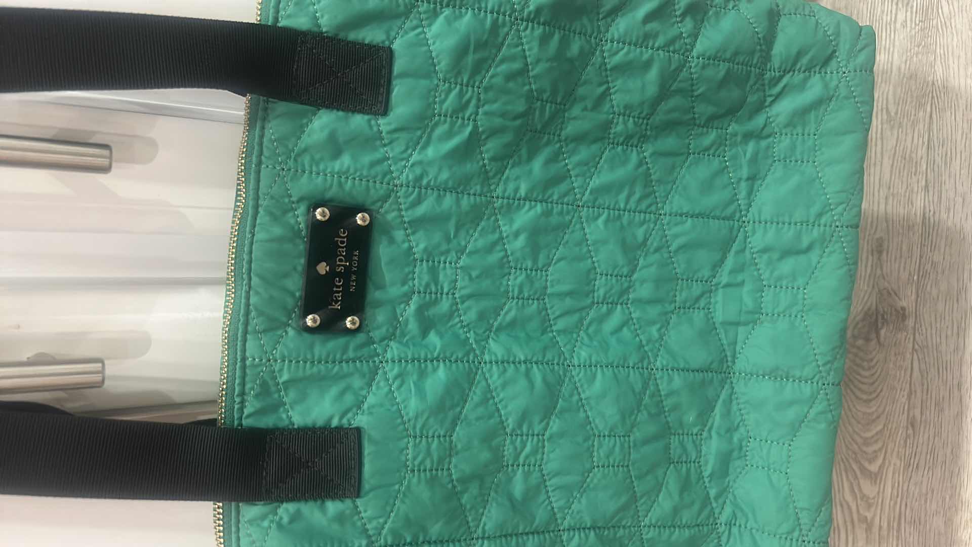 Photo 2 of KATE SPADE GREEN TOTE BAG