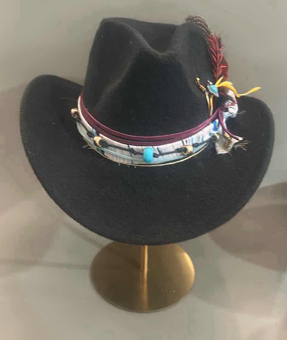 Photo 3 of NEW CUSTOM FELT COWGIRL HAT (ADJUSTABLE)