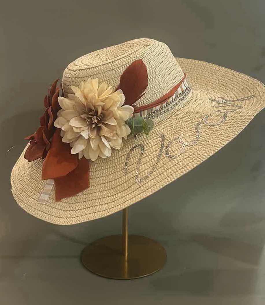 Photo 1 of NEW CUSTOM DESIGN STRAW SUNHAT