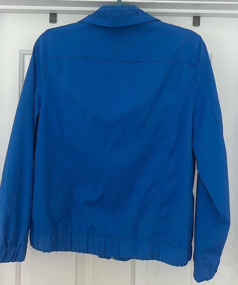 Photo 4 of WOMEN’S ALLISON DALEY BLUE ZIP UP JACKET WITH SILVER ACCENTS SIZE