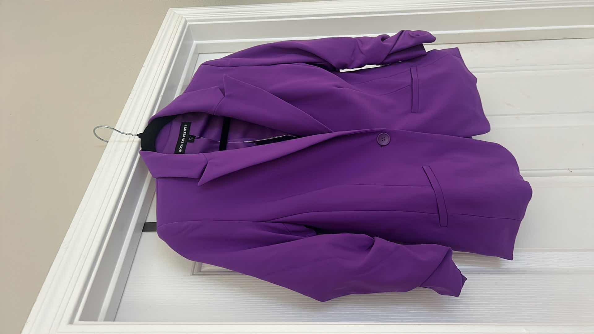 Photo 6 of WOMENS’S NEW WITH TAGS PURPLE BOSTON PROPER JACKET SIZE M