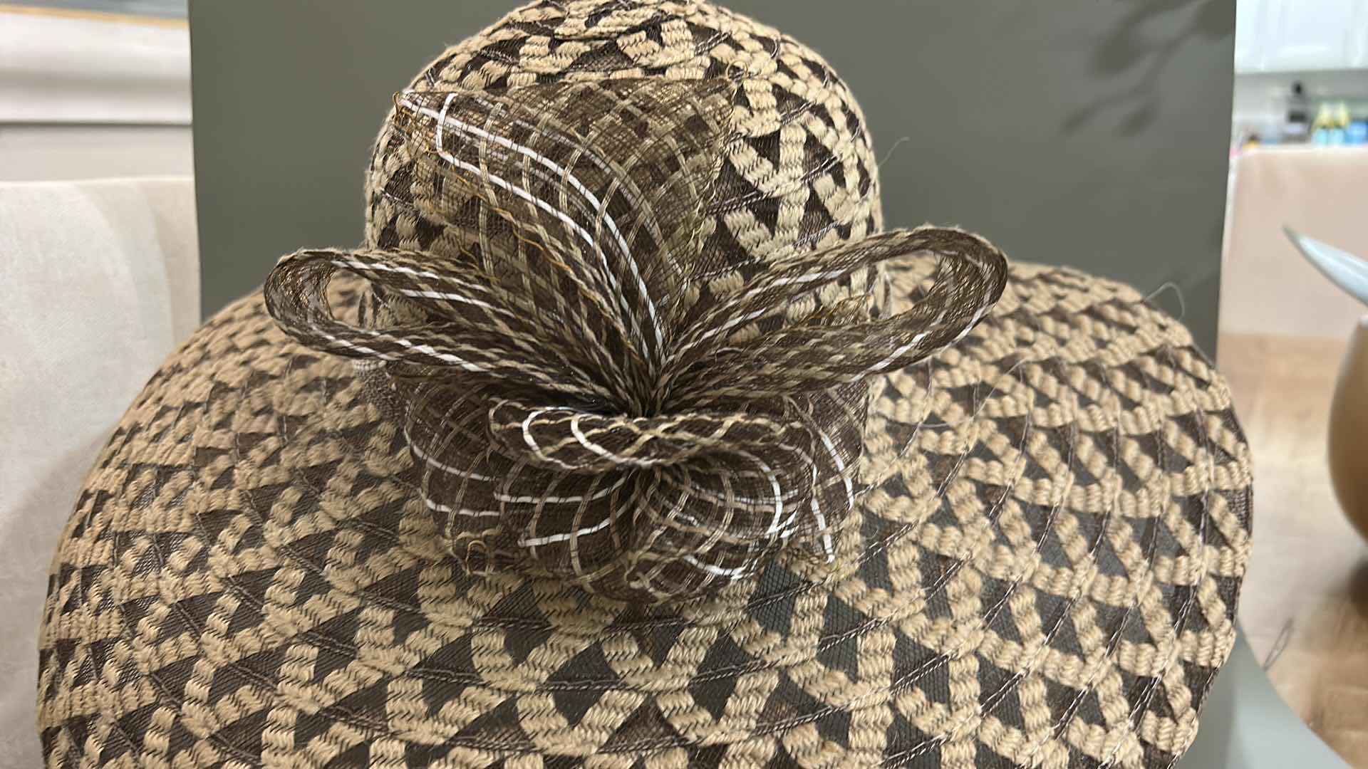 Photo 3 of NEW CUSTOM STRAW SUN HAT (ADJUSTABLE)