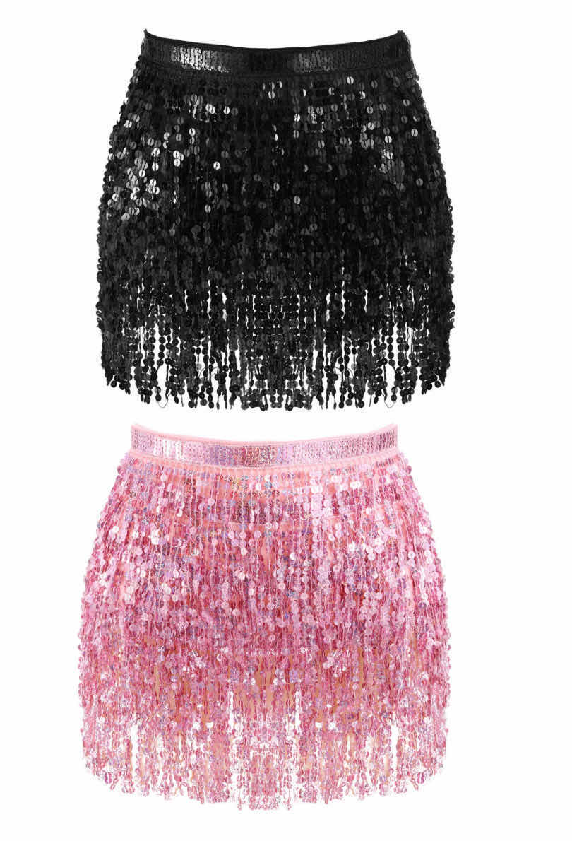 Photo 1 of 5 PACKS OF 2 NEW SYHOOD SEQUIN TASSEL HIP SKIRT / SCARVES