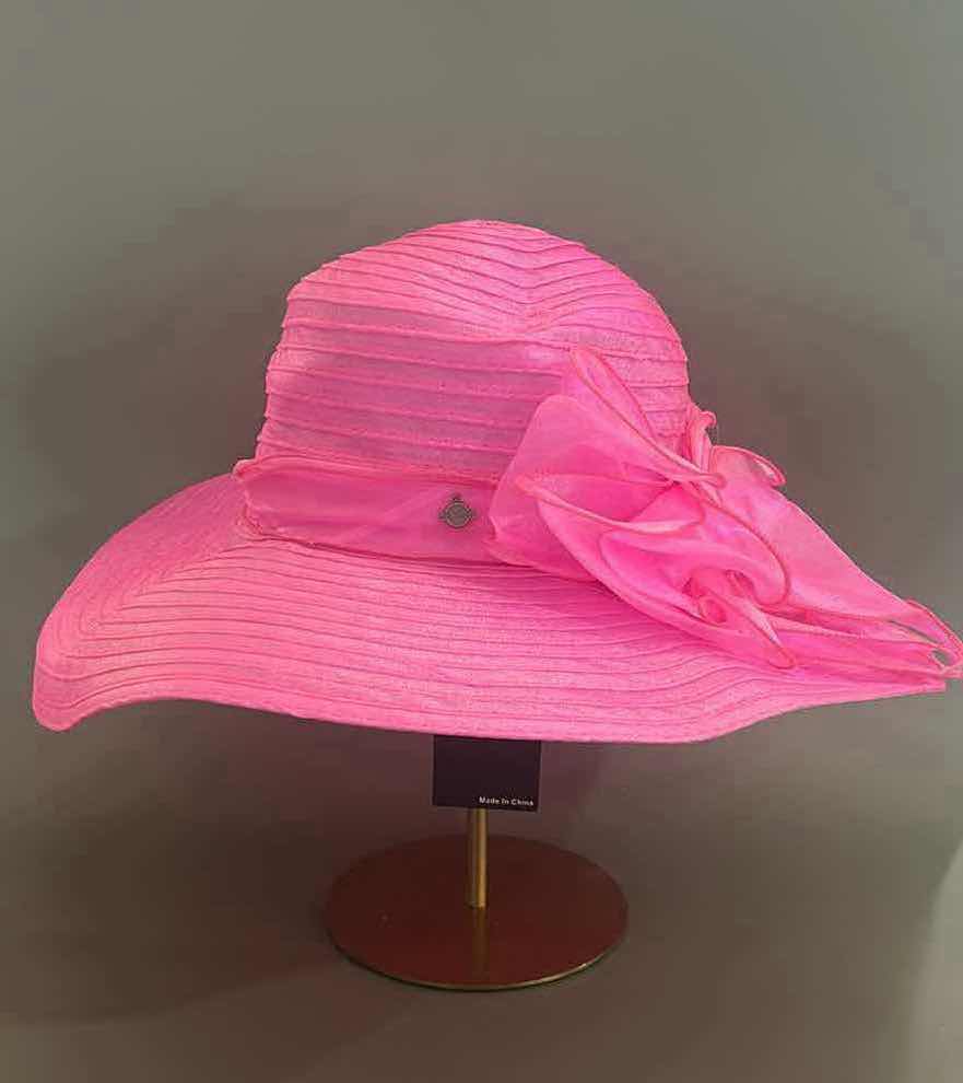 Photo 1 of NEW WITH TAGS - WOMEN’S PINK KENTUCKY DERBY GLAM HAT (ADJUSTABLE)