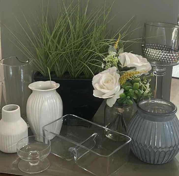 Photo 5 of 10 PC HOME DECOR - VASES, CANDLE HOLDER, FLORAL ARRANGEMENT AND MORE