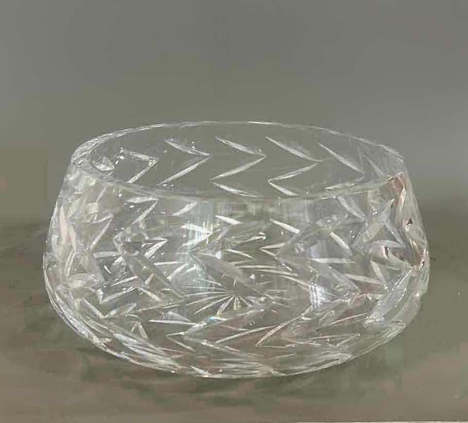 Photo 1 of CUT CRYSTAL BOWL 9” X H 4”