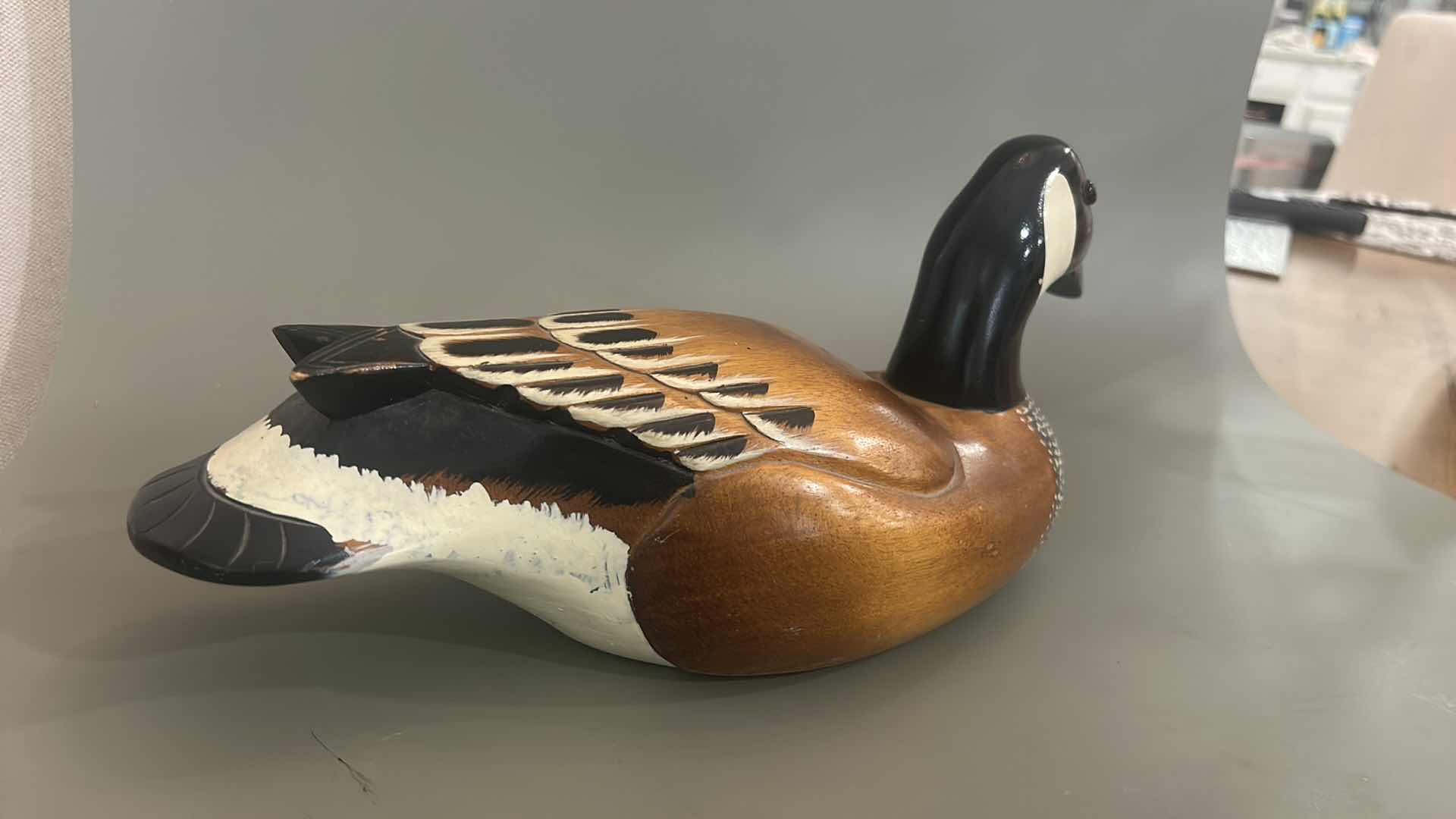 Photo 4 of VINTAGE WOOD HAND-PAINTED DUCK DECOY 13” X 5.75”