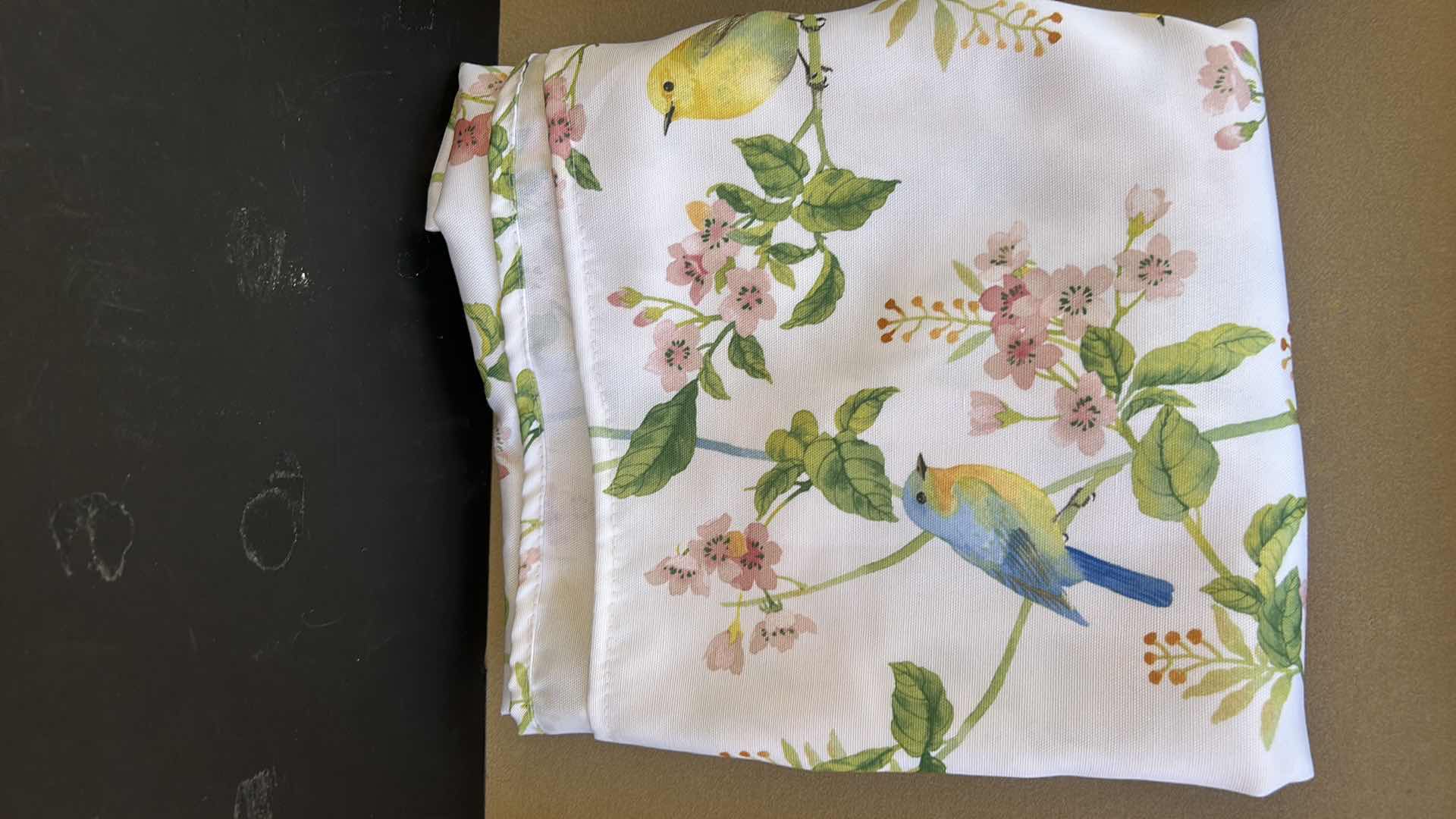 Photo 1 of SPRING DECOR- LIDDED BOWL, RECTANGULAR TABLE CLOTH, NAPKINS