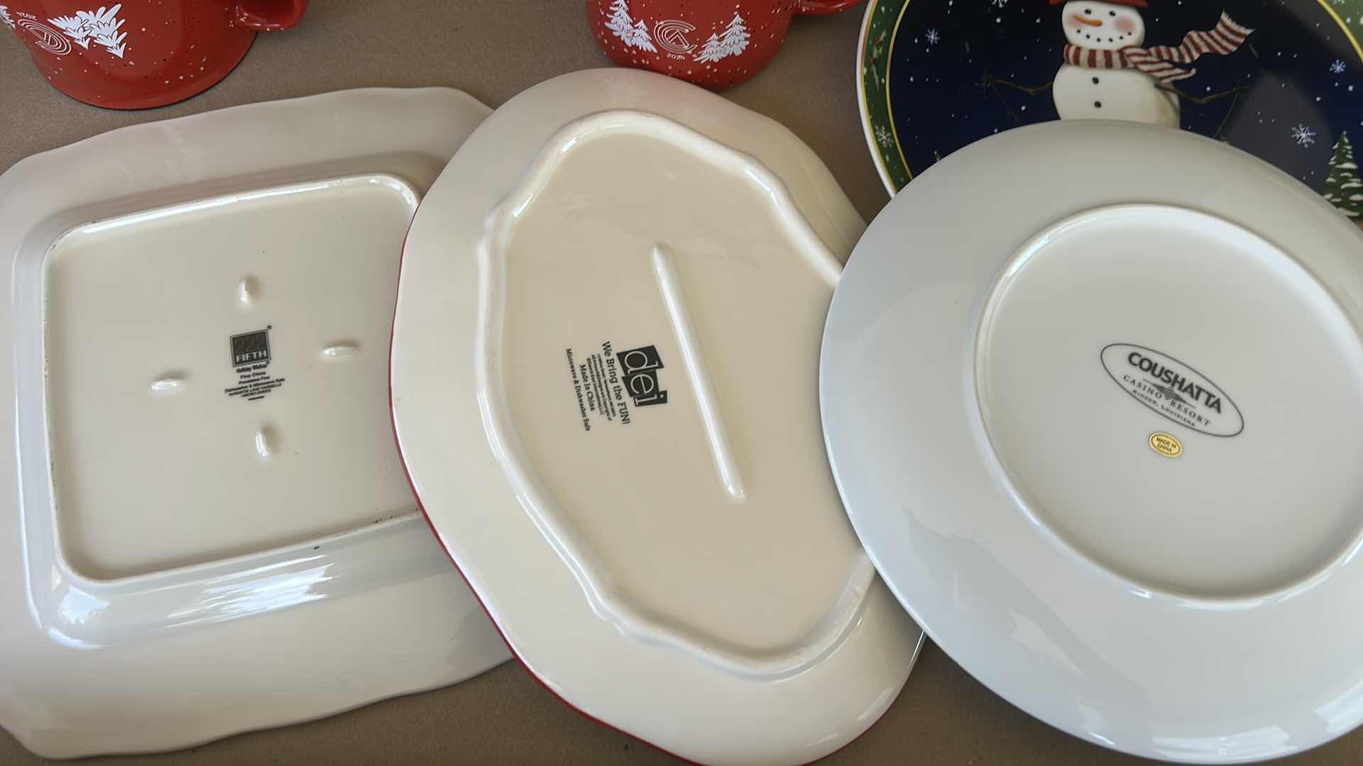 Photo 1 of CHRISTMAS HOLIDAY PLATES & MUGS